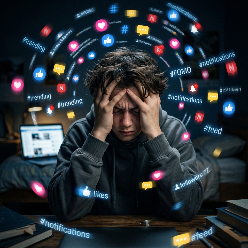 Social media overwhelm